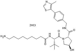 VH 032 amide-alkylC8-amine Chemical Structure