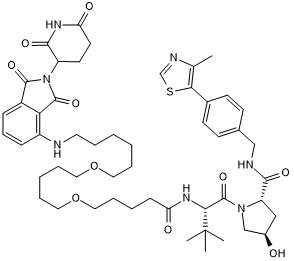 CRBN-6-5-5-VHL 化学構造