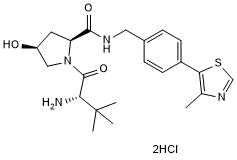cis VH 032, amine dihydrochloride 化学構造