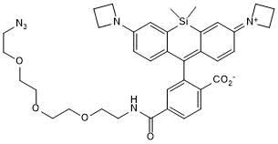 Janelia Fluor 646, Azide 化学構造