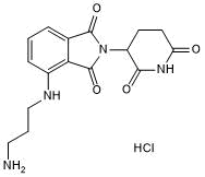 Pomalidomide 4'-alkylC3-amine التركيب الكيميائي