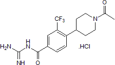 BIX NHE1 inhibitor 化学構造