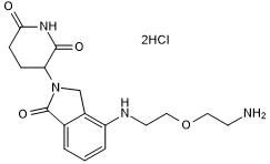 Lenalidomide 4'-PEG1-amine Chemical Structure