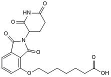 Thalidomide 4'-ether-alkylC6-acid Chemische Struktur