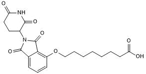 Thalidomide 4'-ether-alkylC7-acid Chemische Struktur