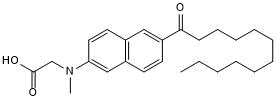 C-Laurdan Chemische Struktur