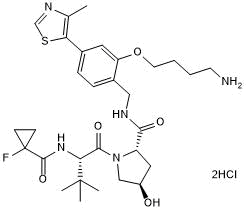 VH 101 phenol-alkylC4-amine 化学構造