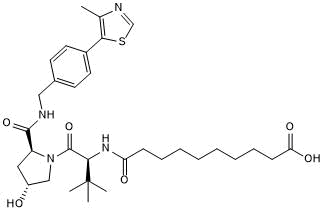 VH 032 amide-alkylC8-acid التركيب الكيميائي