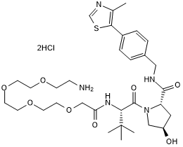 VH 032 amide-PEG4-amine Chemische Struktur