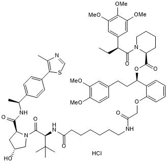 dTAGV-1 hydrochloride 化学構造