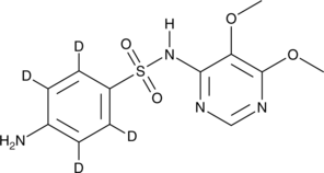 Sulfadoxin-d4 Chemische Struktur