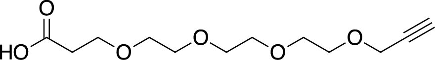 Alkyne-PEG3-COOH  Chemical Structure