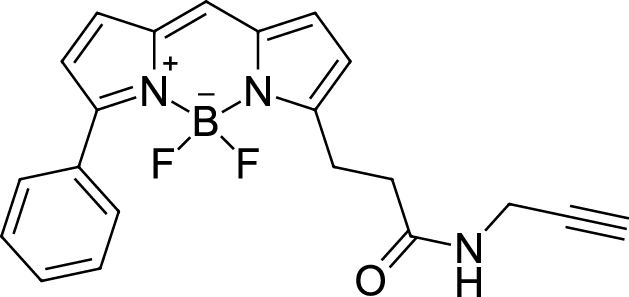 BDP R6G alkyne Chemical Structure