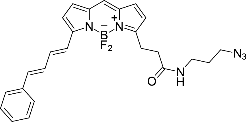 BDP 581/591 azide Chemical Structure