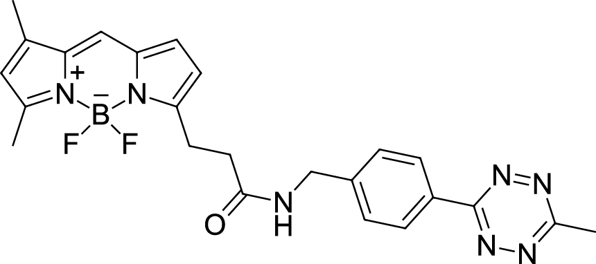 BDP FL tetrazine 化学構造