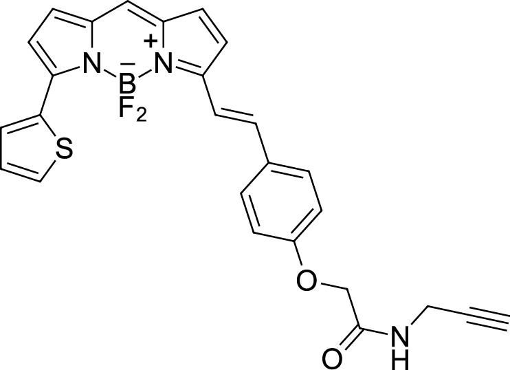 BDP 630/650 alkyne 化学構造