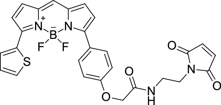 BDP TR maleimide Chemical Structure