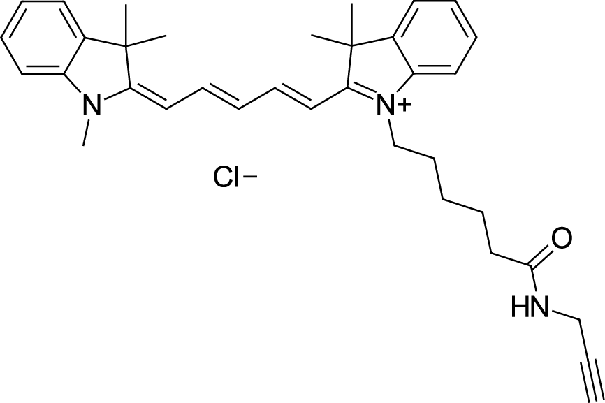 Cyanine5 alkyne  Chemical Structure