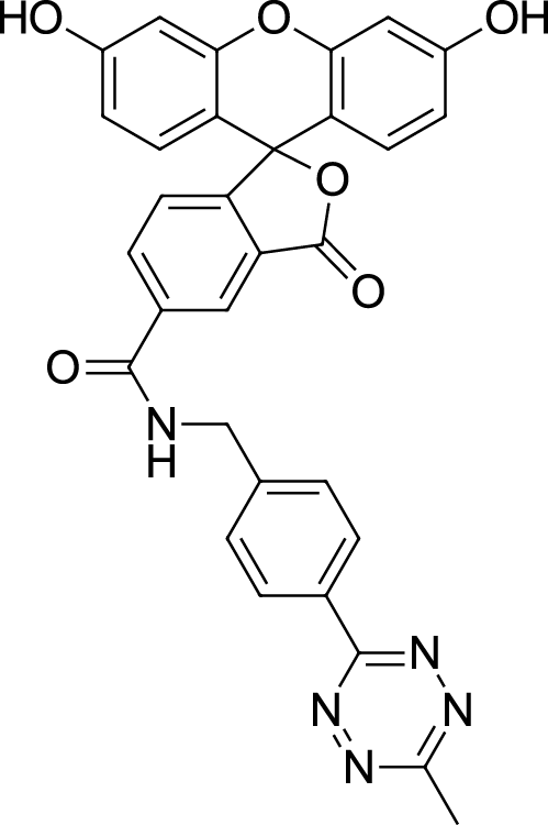 FAM tetrazine, 5-isomer Chemical Structure