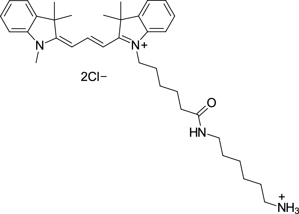 Cyanine3 amine  Chemical Structure