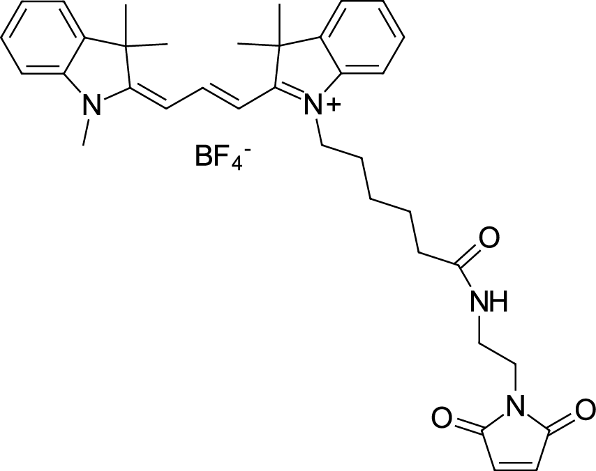 Cyanine3 maleimide  Chemical Structure