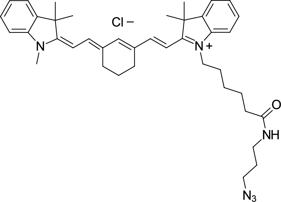 Cyanine7 azide Chemical Structure