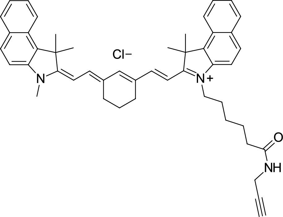 Cyanine7.5 alkyne التركيب الكيميائي