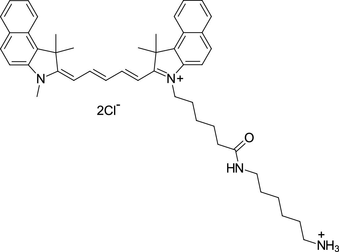 Cyanine5.5 amine التركيب الكيميائي