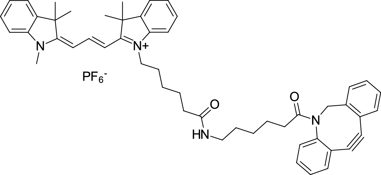 Cyanine3 DBCO  Chemical Structure