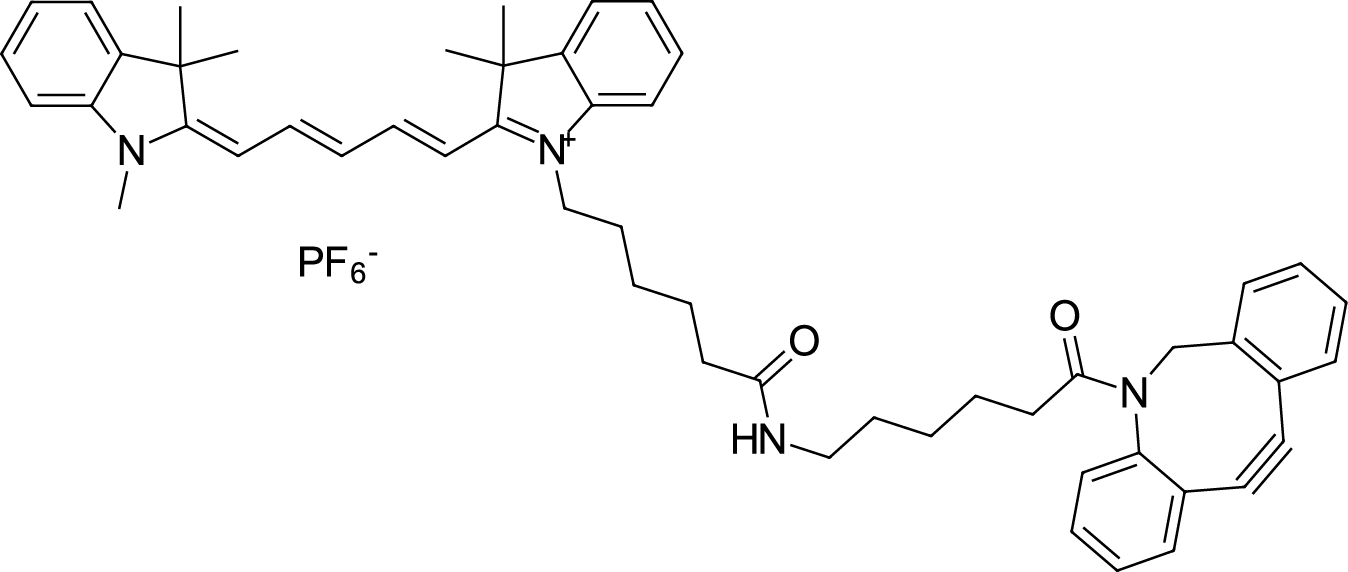 Cyanine5 DBCO  Chemical Structure