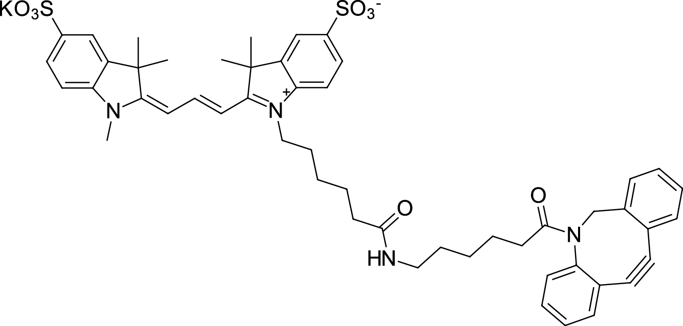 sulfo-Cyanine3 DBCO  Chemical Structure