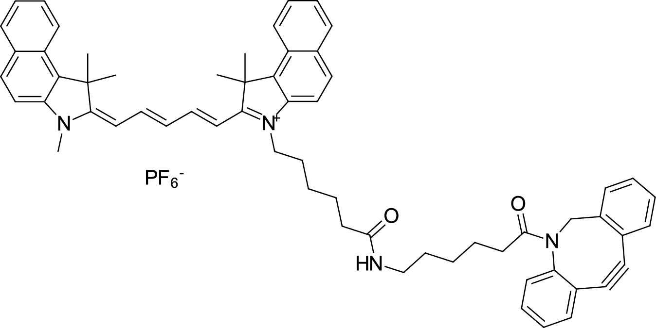 Cyanine5.5 DBCO  Chemical Structure
