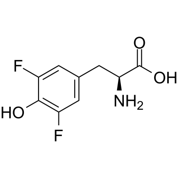 3,5-Difluoro-L-tyrosine 化学構造