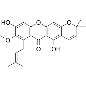 9-Hydroxycalabaxanthone  Chemical Structure