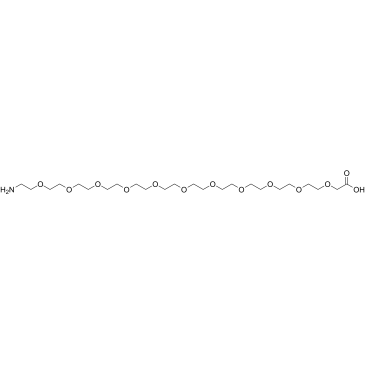 Amino-PEG11-CH2COOH Chemische Struktur