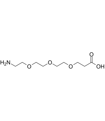 Amino-PEG3-C2-acid  Chemical Structure