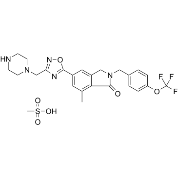 AZD-8529 mesylate Chemische Struktur