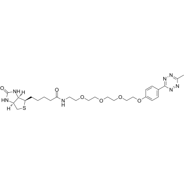 Biotin-PEG4-methyltetrazine Chemische Struktur