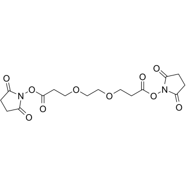 Bis-PEG2-NHS ester  Chemical Structure