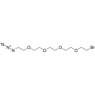 Bromo-PEG4-azide 化学構造