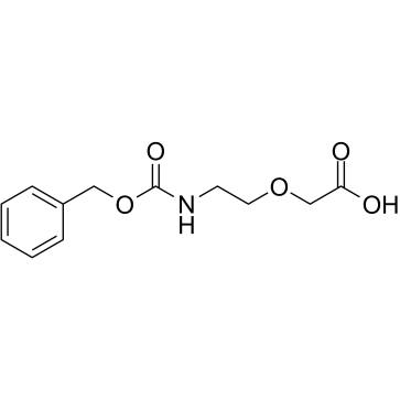 Cbz-NH-PEG1-CH2COOH 化学構造
