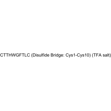 CTTHWGFTLC, CYCLIC TFA  Chemical Structure