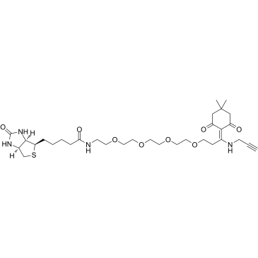 Dde Biotin-PEG4-alkyne Chemische Struktur