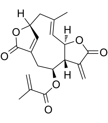 Deoxyelephantopin 化学構造