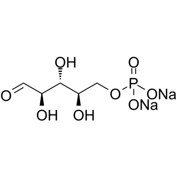 D-Ribose 5-phosphate disodium 化学構造