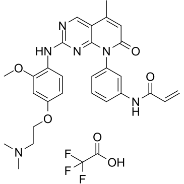 EGFR-IN-1 TFA 化学構造