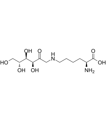 Fructosyl-lysine التركيب الكيميائي