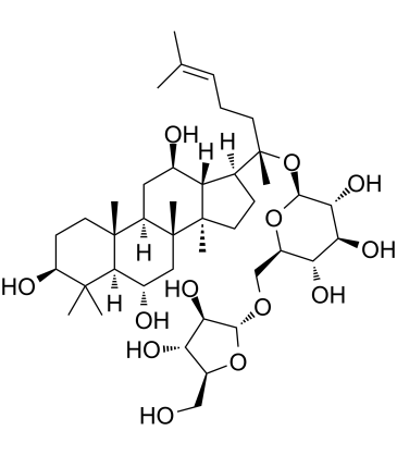 Ginsenoside F5 化学構造