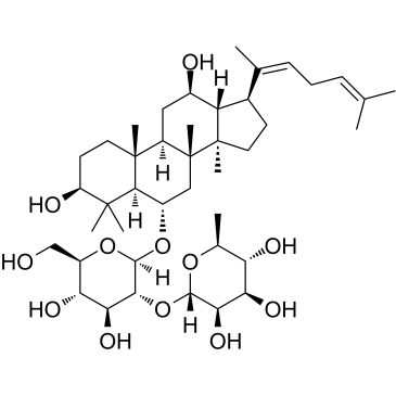 Ginsenoside Rg4 Chemical Structure