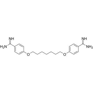 Heptamidine التركيب الكيميائي